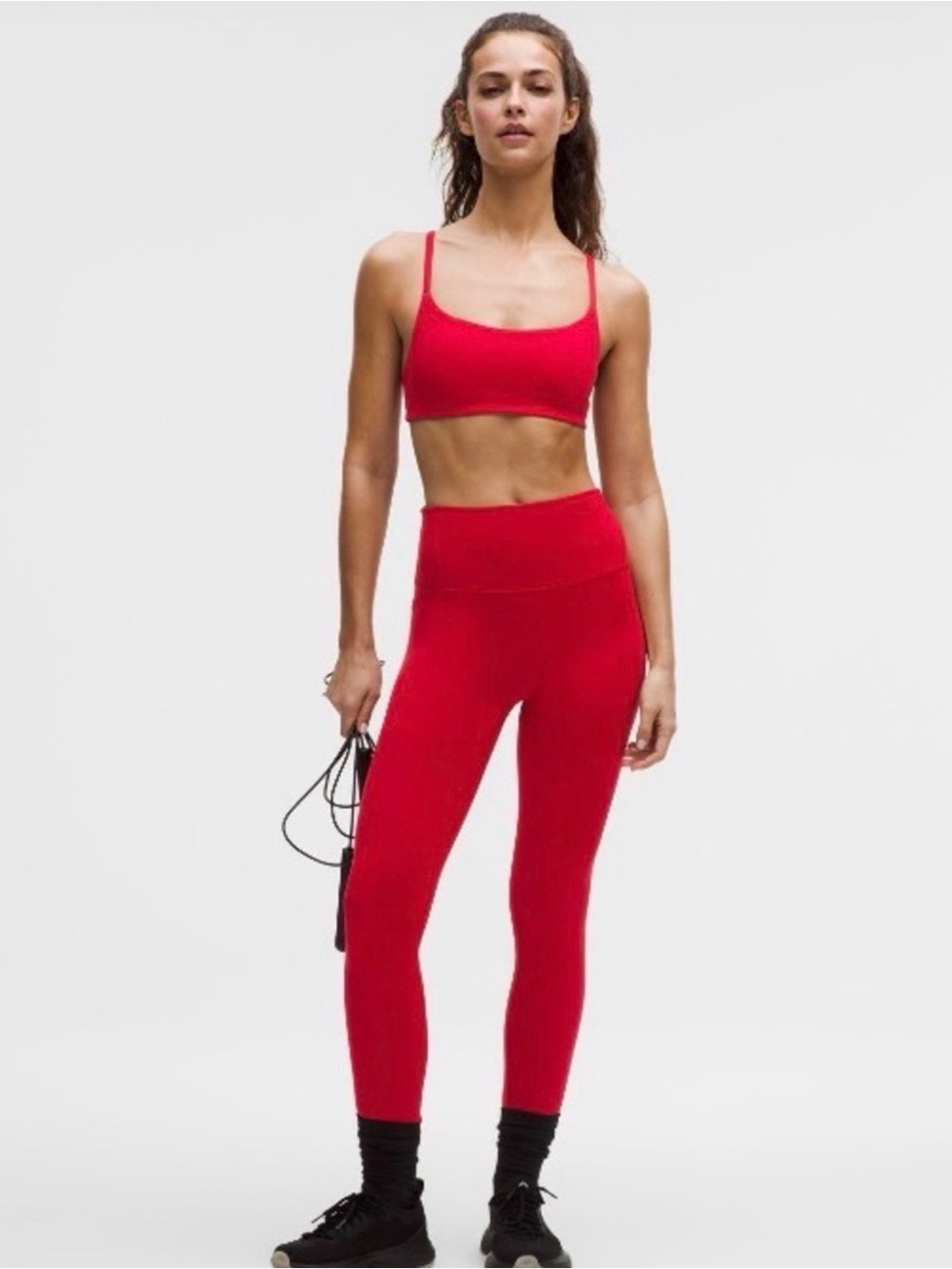NWT Lululemon Wunder Train No Line High-Rise Tight 25” Oxford Red sz 6